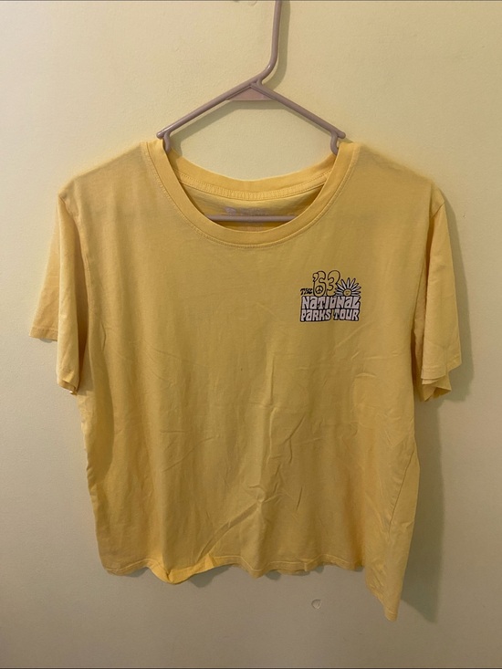 Parks Project Tops - Parks Project Bright Yellow Logo Tee